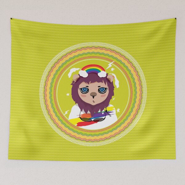 Item preview, Lion or Cat _Family Felidae / Rainbow designed and sold by RabitoDesign.