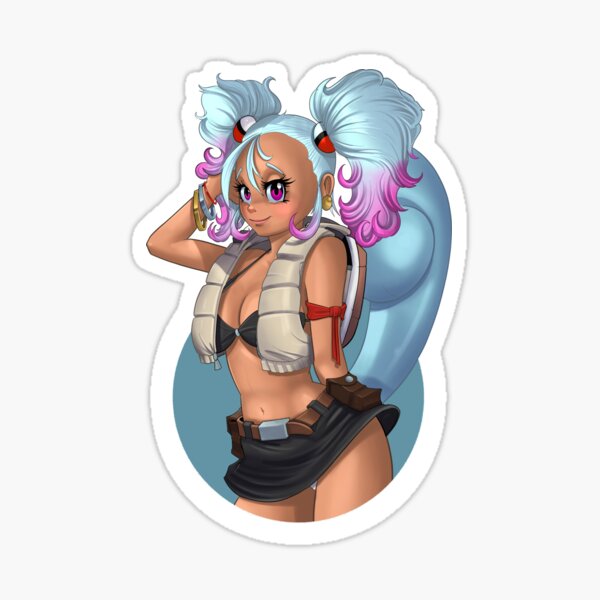 Süßes Anime-Mädchen Sticker