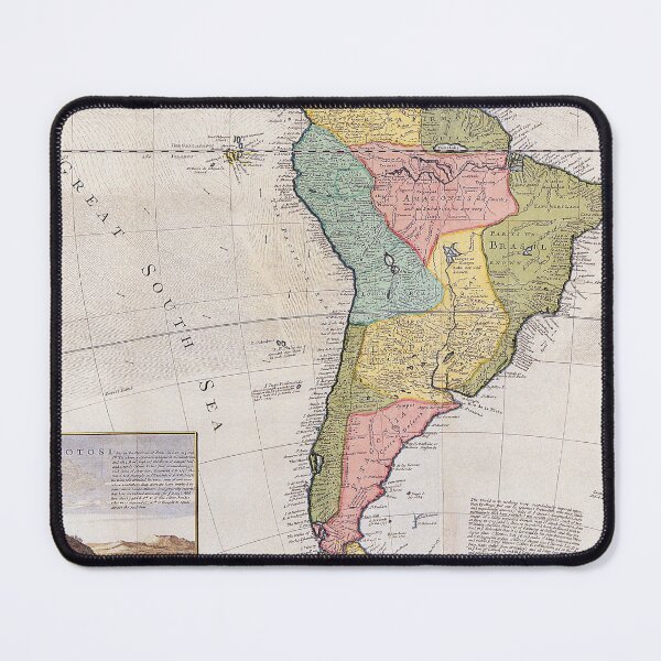 Item preview, Old vintage outh america map design designed and sold by micreations.