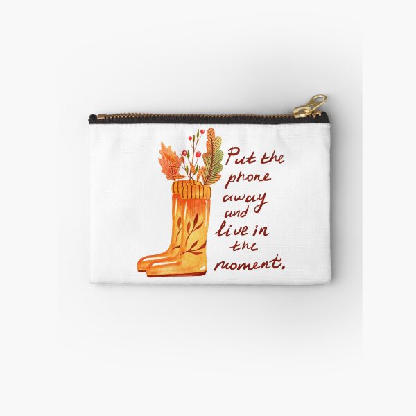 Item preview, Live in the moment hygge illustration designed and sold by pinkyfish1010.