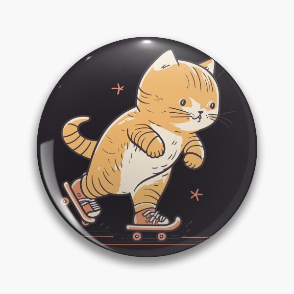 Item preview, Skating Cat designed and sold by YoobiArt.
