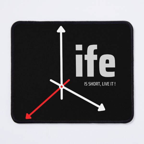 Item preview, Life is Short, Live It designed and sold by Ghanshyam butik.