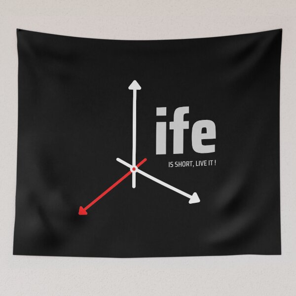 Item preview, Life is Short, Live It designed and sold by Ghanshyam butik.