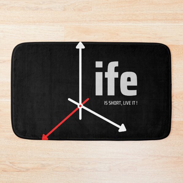 Item preview, Life is Short, Live It designed and sold by Ghanshyam butik.