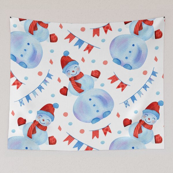 Item preview, Christmas Snowman Pattern designed and sold by Mark Cannon.