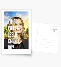WWLKD? (What Would Leslie Knope Do?) Postcards