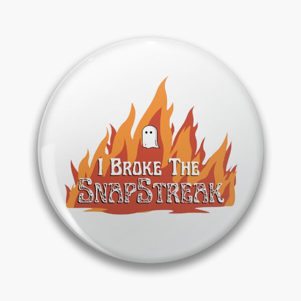 Item preview, I Broke The Snapstreak (White) designed and sold by devinto.