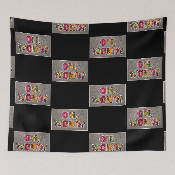 Item preview, Oh, word? 90's slang vintage bootleg newspaper collage designed and sold by Captain-Jackson.