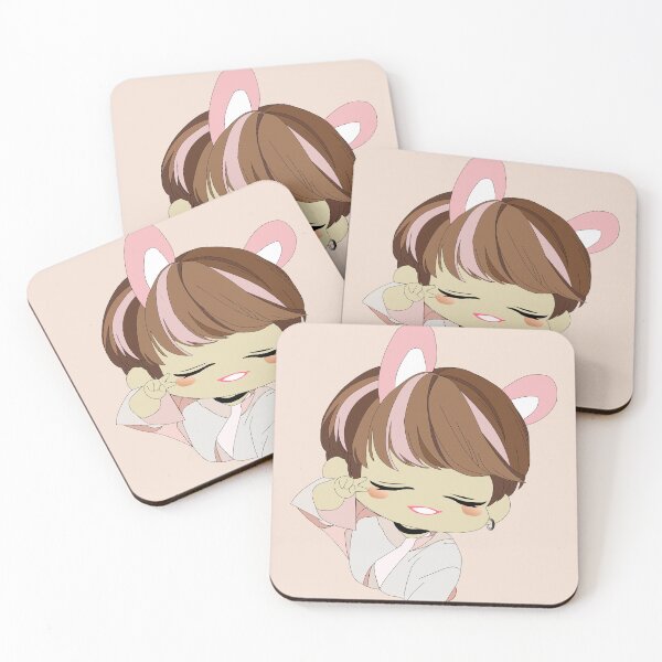 Item preview, Chibi Jungkook with Bunny Ears designed and sold by TheMerchPeddler.