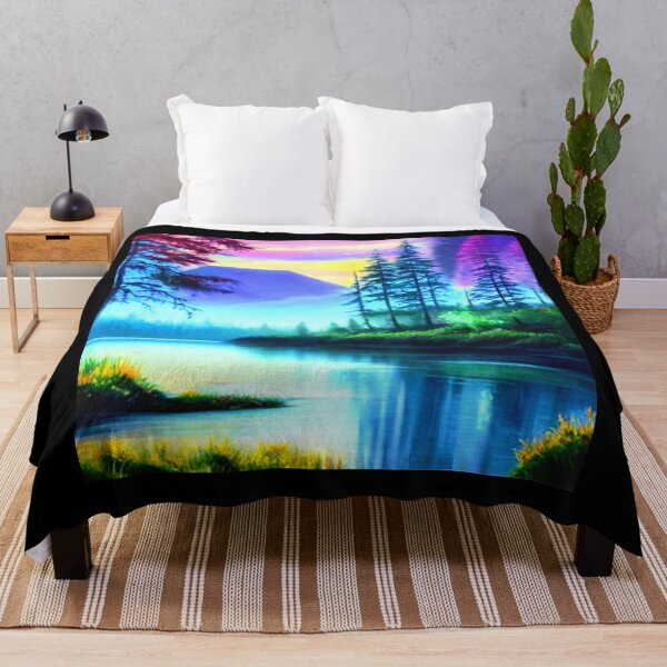 Item preview, Mountain Lake Forest 4 - Throw Pillows and Prints.  designed and sold by ScatterHub.
