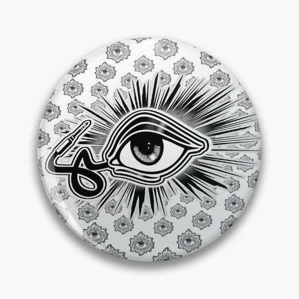 Item preview, Autotelic-PlugInBurningEyeVortex-B+W designed and sold by Klaus Bremner (Autotelic Art).
