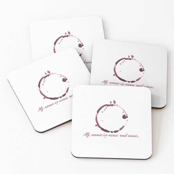 Item preview, My name is wine, red wine... designed and sold by Druid Print.