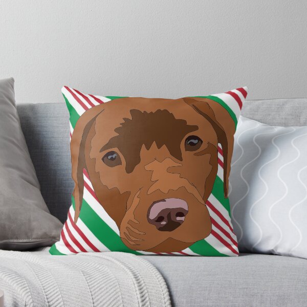 Item preview, Dark yellow/red lab With stripe  pattern  designed and sold by LeahcarsArt.