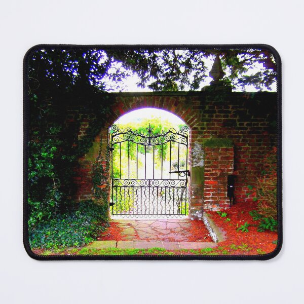 Item preview, Gate Into Secret Walled Garden designed and sold by Beatrice Roberts.