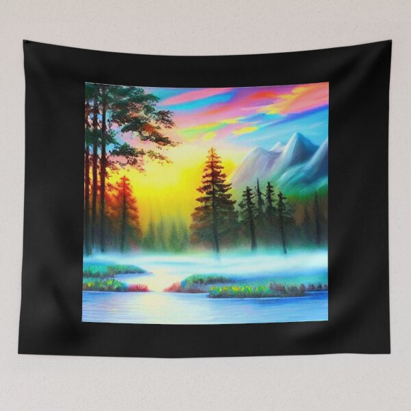 Item preview, Mountain Lake Forest 1 - Throw Pillows and Prints.  designed and sold by ScatterHub.
