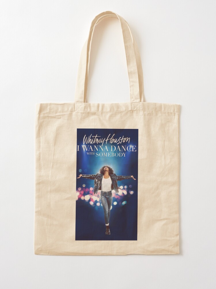 Whitney Houston I Wanna Dance With Somebody Tote Bag