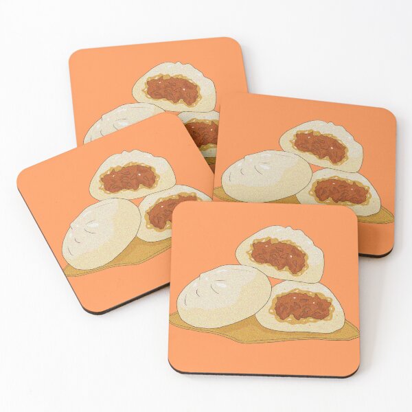 Item preview, bao anime food pretty simple orange designed and sold by Vkhandekar.