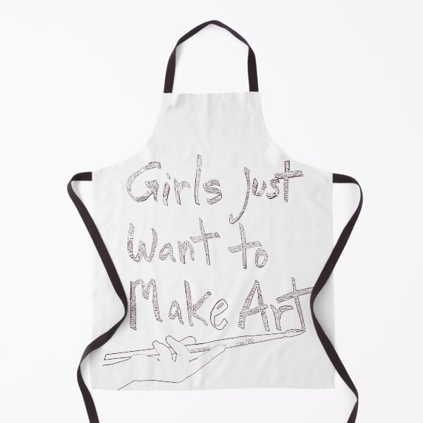 Item preview, girls just want to Make art with brush designed and sold by AmandaFineArt.