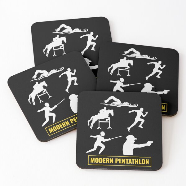 Item preview, Modern Pentathlon - Swimming Fencing Riding Shooting Running designed and sold by CuteDesigns1.