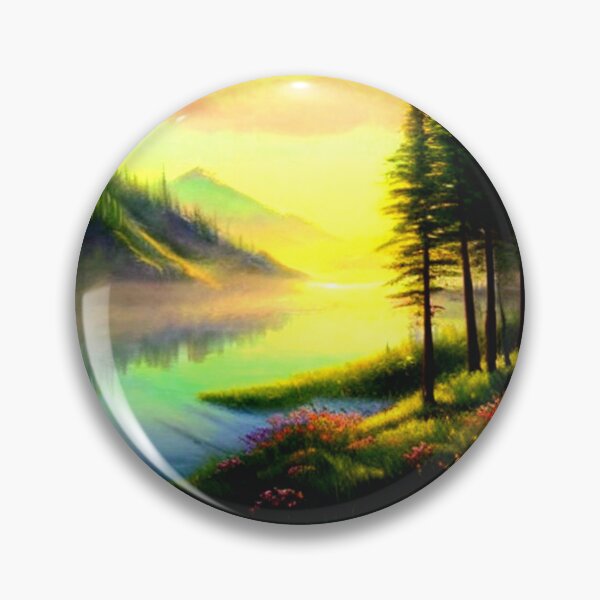 Item preview, Mountain Lake Forest 5 - Throw Pillows and Prints.  designed and sold by ScatterHub.