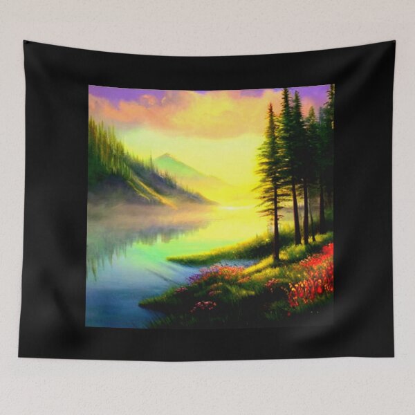 Item preview, Mountain Lake Forest 5 - Throw Pillows and Prints.  designed and sold by ScatterHub.