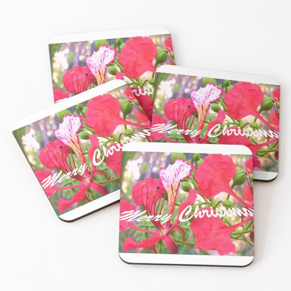 Item preview, Poinciana Merry Christmas Card designed and sold by ginnymac.