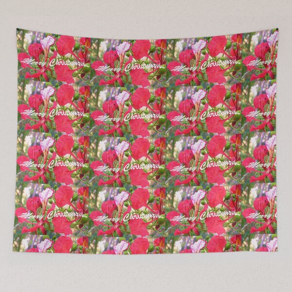 Item preview, Poinciana Merry Christmas Card designed and sold by ginnymac.