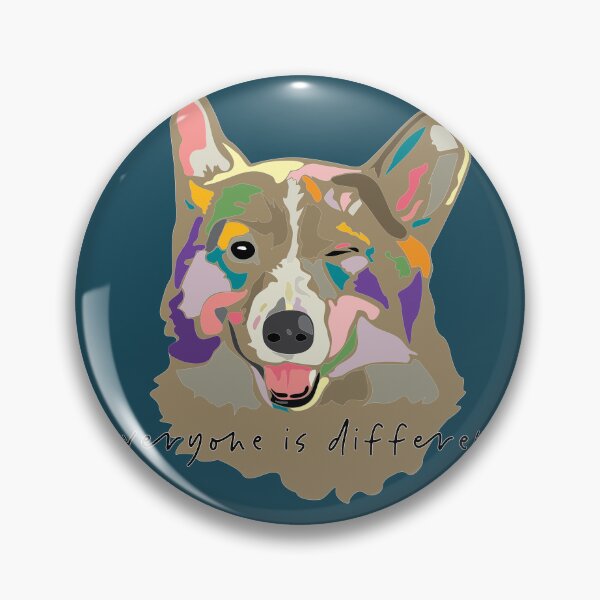 Item preview, everyone is different_wink dog_c7 designed and sold by Mimi Huang.