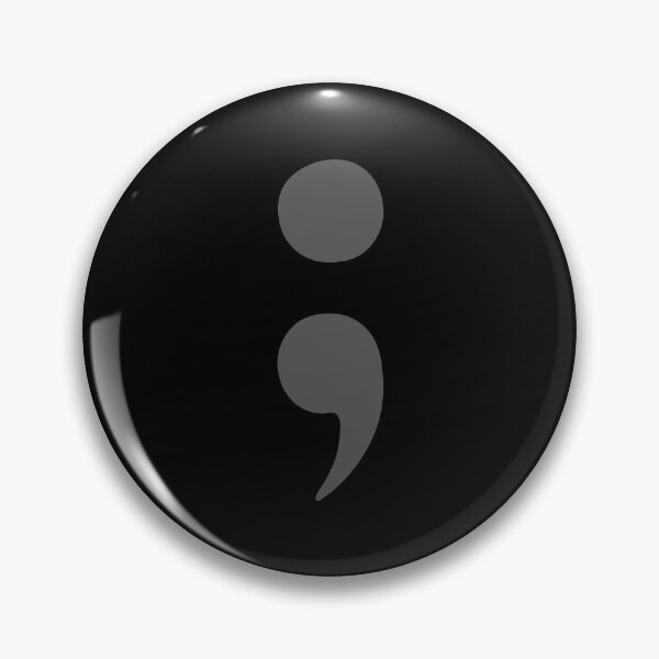 Item preview, Semicolon Strength Symbol  designed and sold by GypsyGarou.