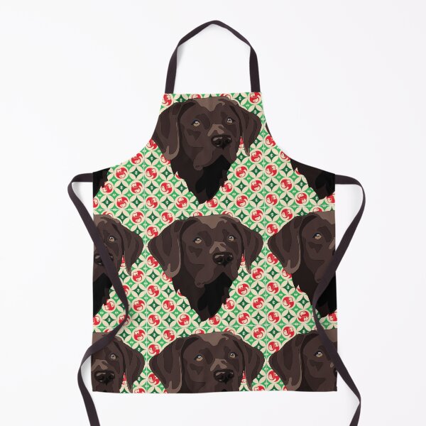 Item preview, Chocolate lab with a star burst background  designed and sold by LeahcarsArt.