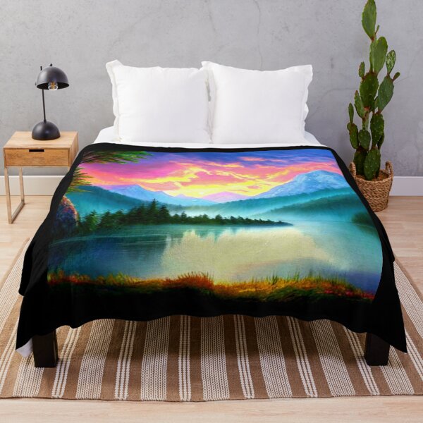 Item preview, Mountain Lake Forest 6 - Throw Pillows and Prints.  designed and sold by ScatterHub.