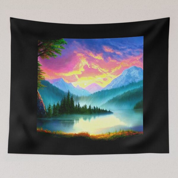 Item preview, Mountain Lake Forest 6 - Throw Pillows and Prints.  designed and sold by ScatterHub.