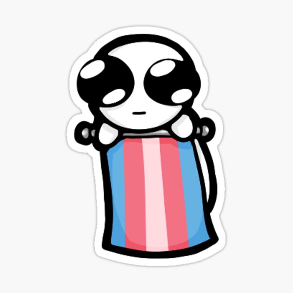 tbh creature / autism creature transgender pride flag  Sticker for Sale  by romanticists