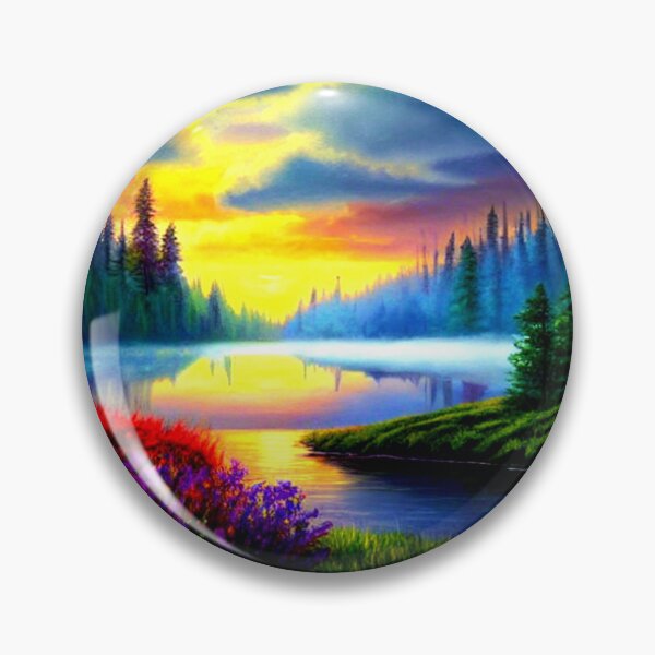 Item preview, Mountain Lake Forest 7 - Throw Pillows and Prints.  designed and sold by ScatterHub.