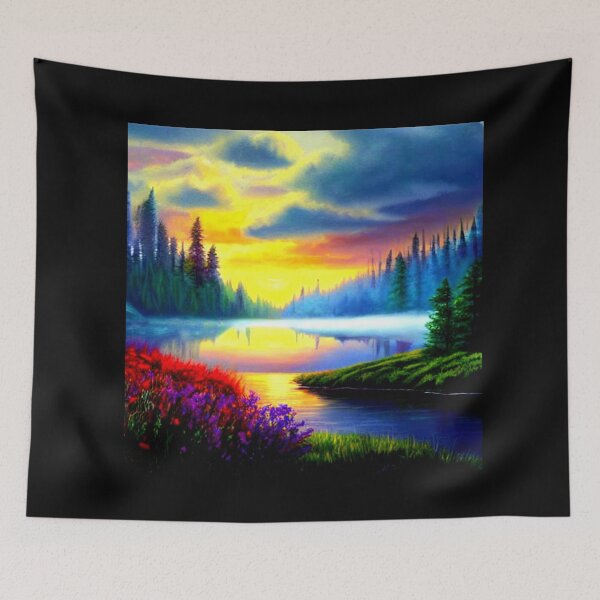 Item preview, Mountain Lake Forest 7 - Throw Pillows and Prints.  designed and sold by ScatterHub.