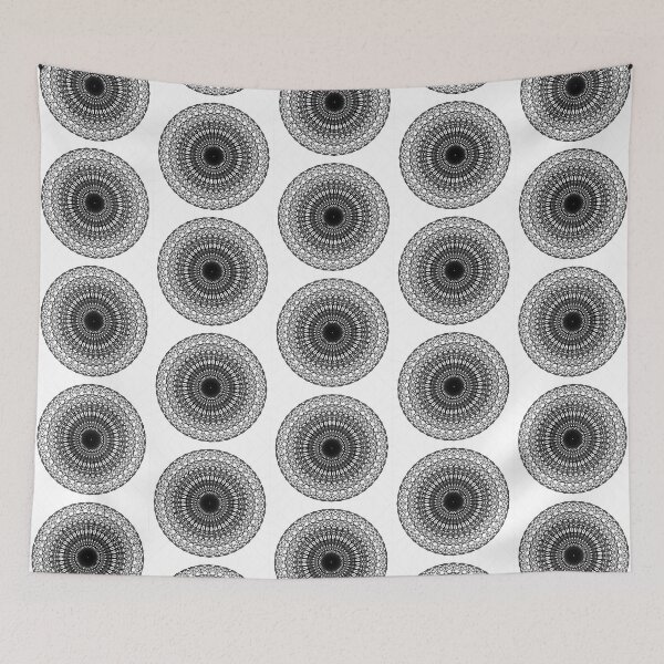 Item preview, Black and white mandala designed and sold by BeanWired.