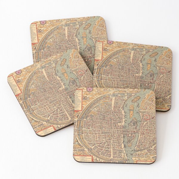 Item preview, Old vintage outh  map design designed and sold by micreations.