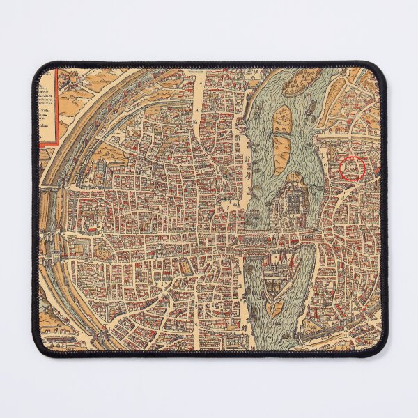 Item preview, Old vintage outh  map design designed and sold by micreations.
