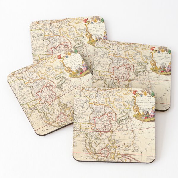 Item preview, Old vintage outh  map design designed and sold by micreations.