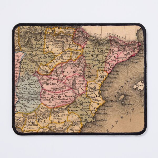 Item preview, Old vintage outh  map design designed and sold by micreations.