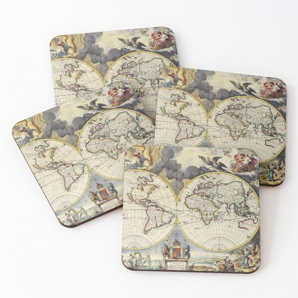 Item preview, Old vintage outh  map design designed and sold by micreations.