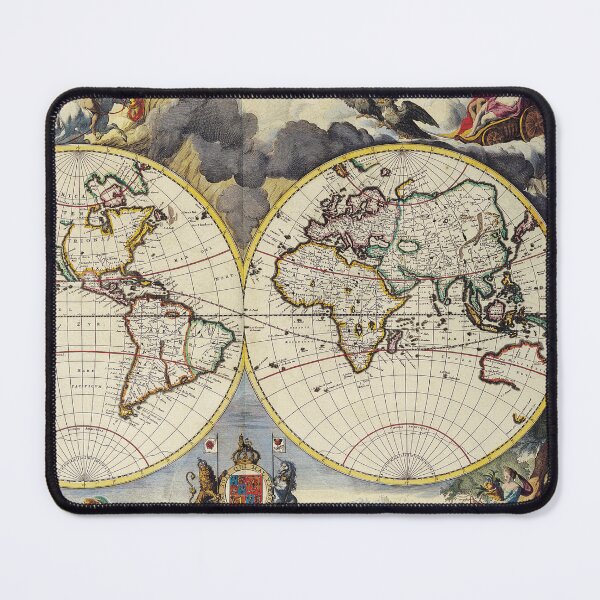 Item preview, Old vintage outh  map design designed and sold by micreations.