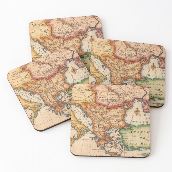 Item preview, Old vintage outh  map design designed and sold by micreations.