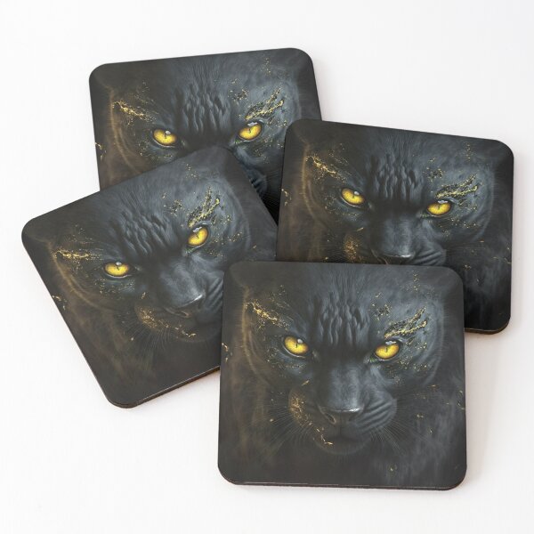 Item preview, Mad Black cat with yellow eyes  designed and sold by MaryAnn84.