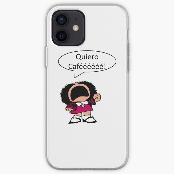 Mafalda, Café, Coffee Funda blanda para iPhone