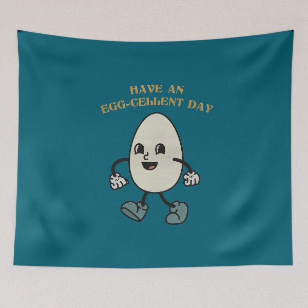 Item preview, Have an Egg-Cellent Day Pun designed and sold by Karlsefni.