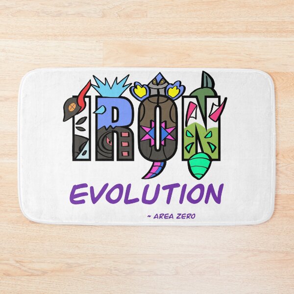 Item preview, Iron Evolution - Violet Area Zero Future Text Art designed and sold by vystudio.