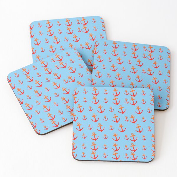 Item preview, Orange Ombre Anchors designed and sold by ChristinasMess.
