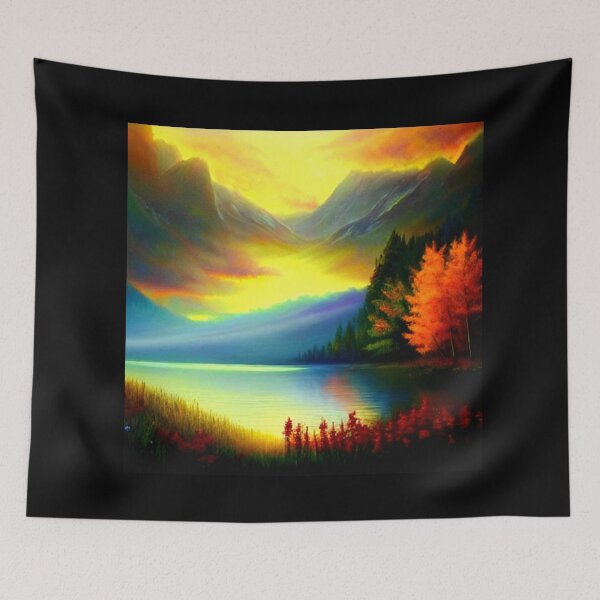 Item preview, Mountain Lake Forest 9 - Throw Pillows and Prints.  designed and sold by ScatterHub.