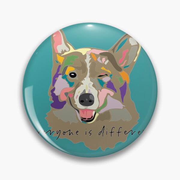 Item preview, everyone is different_wink dog_c8 designed and sold by Mimi Huang.